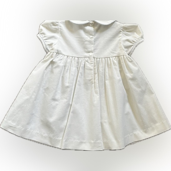 Anavini Baby Smocked Corduroy Nativity Dress - Picture 2 of 4